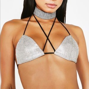 Poster Grl Rhinestone Bra